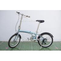 ราคา จักรยานพับได้ญี่ปุ่น ล้อ 20 นิ้ว มีเกียร์ อลูมิเนียม FIAT สีฟ้า จักรยานมือสอง (21288228543)