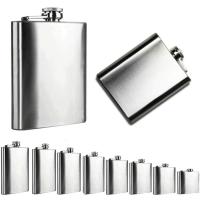 ราคา Stainless Steel Hip Flask Flagon High Quality Portable Wine Whisky Pot Bottle Drinkware For Drinker (20646045590)