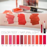 ราคา N976 ของแท้ Neecara water shine liquid lipstick นีคาร่า กลอส เนื้อแมทท์ ติดทนยาวนาน สีสวย มีให้เลือก15เบอร์ (9148596833)