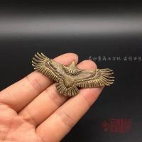ราคา ทองเหลืองทำด้วยมือเครื่องประดับเล็กๆสำหรับงานฝีมือทองเหลืองจี้รูปนกอินทรีรวยเปิดโชค (20213703427)