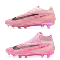 ราคา High top Phantom GX double layer waterproof fish silk fully knitted long spike FG football shoes Ronaldo game training mens and womens shoes (20531074036)