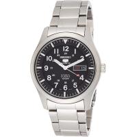 ราคา Seiko 5 AutomaticBlack Dial Stainless Steel Mens Watch SNZG13K1 (18186456448)