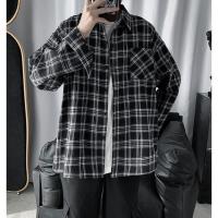 ราคา KR118เสื้อลายสก็อตขาวดำOversize22thoctoberr (20056103185)