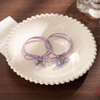 ราคา FJ 2ชิ้นเสน่ห์ดอกไม้จี้กำไลข้อมือสำหรับผู้หญิงหวานสีเขียวสีชมพูสียืดหยุ่นเชือกสร้อยข้อมือผู้หญิง (20001579989)