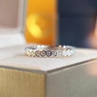 ราคา YONIT แหวนรังผึ้งแหวนเพชรเครื่องประดับแฟชั่นทองแดงรูปทรงเรขาคณิตของผู้ชายแบบเรียบง่าย (21137979010)