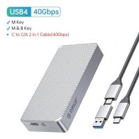 ราคา ORICO USB4 0 M 2 SSD กรณี40Gbps M2 NVMe ใช้งานร่วมกับ Thunderbolt 3 4 USB3 2 USB 3 1 3 0ประเภท C หลายโปรโตคอล (16553391775)