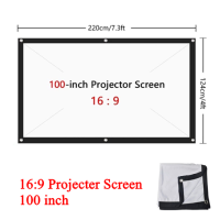 ราคา จอโปรเจคเตอร์ จอสู้แสง ALR จอโปรเจ็กเตอร์HD 16 9 หน้าจอ ติดผนังสำหรับโฮมเธียเตอร์ภาพยนตร์ (6712144898)