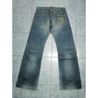 ราคา Tommy Jeans กางเกง ยีนส์ ขา กระบอก เล็ก ฟอกสี ผ้า ด้าน หนา ๆ มัน ๆ เอว 33 34 ยาว 42ปลา ยขา 8 5 (16301583596)