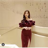 ราคา GANNIESHOP 529 พร้อมส่งSML Dress เดรส เดรสสีแดง ชุดสีแดง เดรสสั้น เดรสเปิดไหล่ เดรสออกงาน เดรสผู้หญิง เดรสแฟชั่นสวยๆ เดรสสาวอวบ เดรสสไตล์เกาหลี (13509081339)