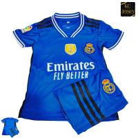 ราคา ชุดกีฬาเด็ก เรอัล มาดริด Real M ใหม่ล่าสุด ปี 2024 มีชุดเหย้า มีไซส์ 14 30 ใส่ได้ เด็กอายุ 1 ขวบถึง 14 ขวบ เสื้อพร้อมกางเกง (12904917722)