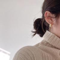 ราคา แฟน Zhiqiao เกาหลีสไตล์เกาหลี 925 ต่างหูเงินแท้ต่างหูเงินมินิมอล (20784089545)