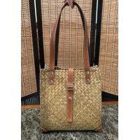 ราคา กระเป๋าสานกระจูด สายหนัง PU งานสานเส้นเล็กละเอียด ไม่มีซับใน (11728622658)