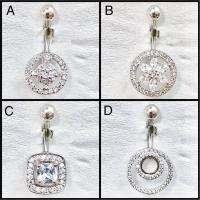 ราคา จิวสะดือ สีเงิน ประดับคริสตัลแท้ งานพรีเมี่ยม ขนาดก้าน 1 6 mm ความยาวทั้งหมด 2 5 cm สินค้าจริงสวยงามมาก (2213202711)
