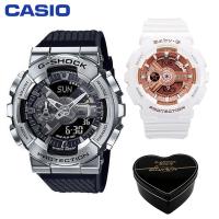 ราคา เดิม G Shock GM110 BA110 ผู้ชายและผู้หญิงกีฬานาฬิกาคู่ตั้ง 200 เมตรกันน้ำกันกระแทกกีฬาคนรักกีฬานาฬิกาข้อมือรับประกัน 4 ปี BA 110 7A1 GM 110 1A (20453263843)