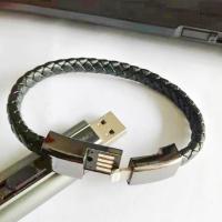 ราคา สายชาร์จ USB สายชาร์จข้อมูลข้อมือหนังแท้ สร้อยข้อมือสาย OTG แบบพกพา สำหรับ Iphone Android Type C Micro USB วันเกิด คริสต์มาส ปีใหม่ ของขวัญวันขอบคุณพระเจ้า (15662543398)