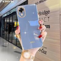 ราคา NORVIK ใหม่เคสใส่โทรศัพท์ชุบหรูหราสำหรับ OPPO A17k เลนส์กล้องเคสมือถือสีแมทกันกระแทกรวมทุกอย่างฝาหลัง N1 D3 (21054874142)