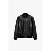 ราคา Zara⑤ เสื้อโค้ทหนังเสื้อแจ็คเก็ตบอมเบอร์สำหรับผู้ชายหนังสังเคราะห์ฤดูใบไม้ผลิ3918360 3918 360 (20422625564)