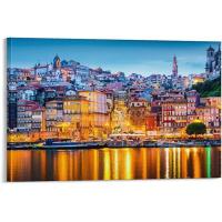 ราคา Porto Portugal เมืองเก่าเส้นขอบฟ้าศิลปะนอร์ดิกที่ทันสมัยจากโปสเตอร์ศิลปะกำแพงผ้าใบวาดภาพแม่น้ำโดรูสำหรับห้องนอนตกแต่งห้องนั่งเล่น1ชิ้นกรอบไม้ด้านในหรือไร้กรอบ หรือกรอบอะลูมินัมอัลลอยสีดำ (19949864240)