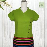 ราคา เสื้อผ้าไทย เสื้อผ้าฝ้าย เสื้อพื้นเมือง ผ้าไทย ชุดพื้นเมือง ผ้าฝ้าย เสื้อผ้าไทยผญ เสื้อใส่กับผ้าถุง เสื้อผ้าพื้นเมือง เสื้อพิกุล (19473187563)