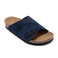 ราคา Birkenstockรองเท้าแตะ Zurich Japanese mens and womens Cork bottom beach slippers sandals (17939815656)