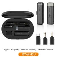 ราคา BOYA BY WM3 2 4GHz Wireless Microphone for PC Smartphone Android DSLR Cameras Condenser Lapel Mic for Streaming Youtube (20439638047)