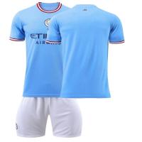 ราคา เสื้อฟุตบอลแมนเชสเตอร์ ซิตี้ แชมเปี้ยนส์ลีก รุ่นสูงสุด 2022 ทีมเหย้า ขนาดยูโร S 2XL Top Quality 2022 Manchester City Champions League Edition Home Kit Jersey Football shirt European Code Size S 2XL (1