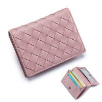 ราคา กระเป๋าสตางค์ใส่บัตรธุรกิจในฝันสำหรับผู้ชายแฟชั่นสำหรับผู้หญิงหนังแกะ Kintting บาง Dompet Koin 8822 (18889960762)