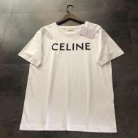 ราคา Summer round neck CELINE letter short sleeve mens and womens casual all match T shirt (19771257558)