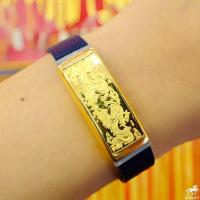 ราคา กำไลสายนาฬิกา ท้าวเวสสุรรณหน้าเพชร แผ่นทองแท้ 0 2 กรัม ทองคำแท้ 96 5 ท้าวเวสสุวรรณ ที่สุดของสายมู สวยอลัง รับทรัพย์ (18075642336)