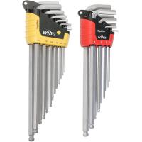 ราคา WIHA 66982 ErgoStar Ball End Hex L Key Inch and Metric 22 Piece (17584808467)