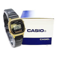 ราคา CASlO กันน้ำ นาฬิกาข้อมือผู้หญิง นาฬิกาCasio หน้าปัดเล็กๆ นาฬิกาผู้หญิง นาฬืกาcasio สายเหล็ก สีทอง ดำทอง TW612 (17267841022)
