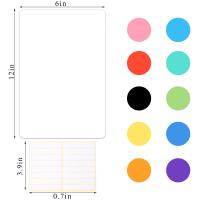 ราคา ร้าน ฉากกั้นหนังสือในห้องสมุดรูปปลาค็อด22ชิ้นสำหรับชั้นวางพร้อมสติกเกอร์6X12คละสี (19614851323)