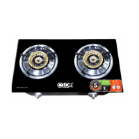 ราคา CLOSE เตาแก๊สหน้ากระจก 2 หัวเตา BW XK2010E (8336863145)