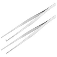 ราคา 2PCS Kitchen Tweezers Grill Tongs Stainless Steel Long Chef Food Clip BBQ Meat Beef Tong Bar Bartending Tweezer 30cm (16627135226)