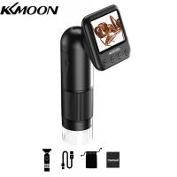 ราคา KKmoon 2ล้านพิกเซลแบบพกพามือถือกล้องจุลทรรศน์ดิจิตอล12 24X ขยายในร่มกลางแจ้งกล้องจุลทรรศน์วิดีโอการถ่ายภาพกล้องจุลทรรศน์6ไฟ LED ปรับ75 มุม Adustable กล้องจุลทรรศน์หน้าจอสำหรับเด็กผู้ใหญ่ (16621036997)