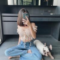 ราคา เกาะอกสมอครอบตัวต่อแขนดอลลี่ ปล่อยชายระบายน่ารักๆ (1392210787)