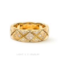 ราคา LIGHT Z ไม่จางหายแหวนคู่ผู้ชายและผู้หญิงแหวนเพชรย้อนยุคเพชรทอง Ins แหวนวงใหญ่ซ้อน รุ่นสูง (21080527761)