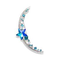 ราคา Blowing เข็มกลัดติดเสื้อรูปพระจันทร์หรูหราพลอยเทียมเข็มกลัดติดเสื้อโค้ทเข็มกลัดขนาดใหญ่ติดเสื้อโค้ท (19783526939)