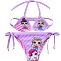ราคา ตุ๊กตาแปลกใจหญิงผ้าพันคอชุดบิกินี่ชุดว่ายน้ำ2021ชุดว่ายน้ำเด็กบิกินี่ชุดว่ายน้ำบิกินี่8052เสื้อผ้าเด็ก Surfing Beach สวมใส่ชุดอาบน้ำ (7886382052)