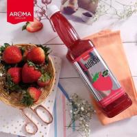 ราคา Aroma SQUASH Strawberry น้ำผลไม้เข้มข้น รสสตรอเบอร์รี่ 730มล (19096951445)