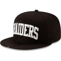 ราคา 13 Oakland Raiders ทีมฟุตบอลหมวกแก๊ปประจำลีกหมวกบังแดดหมวกเบสบอลหมวกขอบแบน (17939362504)