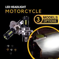 ราคา 1PC Motorcycle H4 P15D H7 LED Headlight Hi Lo Beam 6000K 45W Motorbike Universal Yamaha Modenas Kawasaki (21334743424)