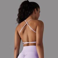 ราคา สปอร์ตบราเว้าหลังสำหรับผู้หญิงเสื้อบราดันทรงสำหรับออกกำลังกายเล่นโยคะเสื้อชั้นในสายสปาเก็ตตี้เปิดหลังเสื้อสายเดี่ยวลายดอกไม้ (21170861220)