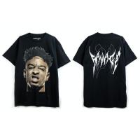 ราคา New bootleg tshirt ผ้าฝ้ายสีดำเรียบง่ายดูดี SAVAGE BLACK ดำ (20445744890)