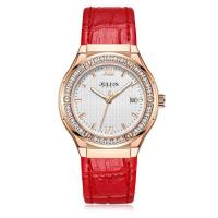 ราคา สินค้ามาใหม่ Julius นาฬิกาข้อมือผู้หญิง รุ่น JA 1395 สายหนัง หน้าปัดทรงถังเบียร์ แบรนด์เกาหลี แฟชั่นฮิตของแท้ (20871882772)