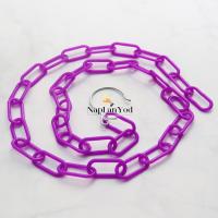 ราคา โซ่แขวนของ โซ่แขวนผ้า โซ่พลาสติก ยาว120ซม รวมตะขอ (7895659689)
