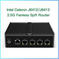 ราคา G30W Fanless Mini PC Firewall Appliance Celeron J6412 J6413 4x2 5GE Industrial Automation IoT Health Support Linux Pfsense (19438912417)