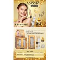 ราคา 68122 03CN คอลลาเจน24K GOLD Kiss Beautyคอลลาเจนกับไพรเมอร์ คอลเจนลดริ้วรอย เพิ่มความชุ่มชื่น บนใบหน้า คอลลาเจนฟื้นฟูสภาพผิว ไพรเมอร์ 24K (8820238073)