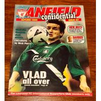 ราคา Liverpool ANFIELD CONFIDENTIAL Autumn 1999 Issue 27 ลิเวอร์พูล ของสะสม Pre Owned (21011554182)