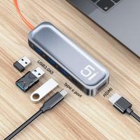 ราคา ROCK USB HUB ฮับเชื่อมต่ออุปกรณ์ I USB 3 0 มี 4 ฮับ USB 3 0 HUB I HDMI Port to 4K I SD TF Card I รางวัลระดับนานาชาติ (11338369605)
